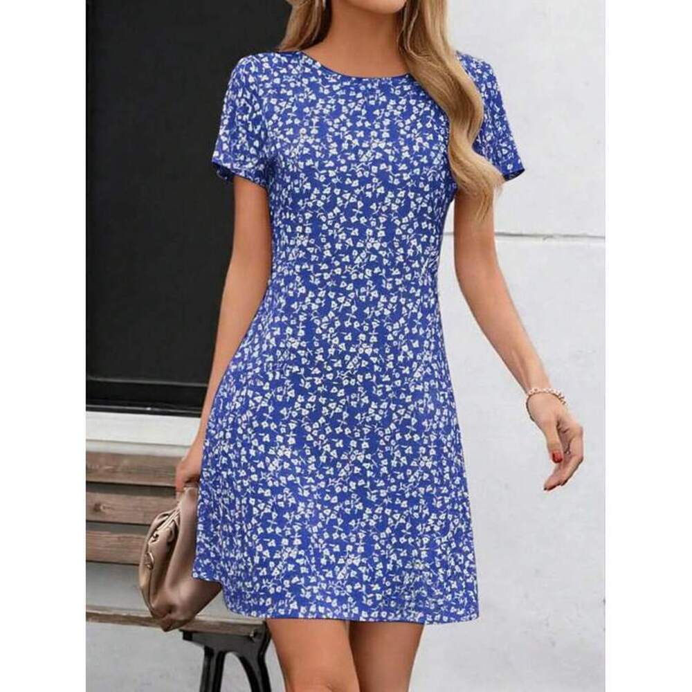 New Arrival / Digital Printed Milk Silk Fabric Dress, Soft Floral Pa